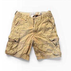 Abercrombie & Fitch Men's Khaki Cargo Shorts